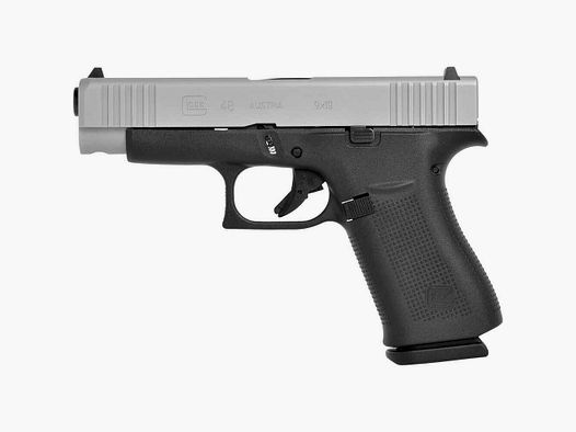 Glock G48 silver slimeline 9mm Luger