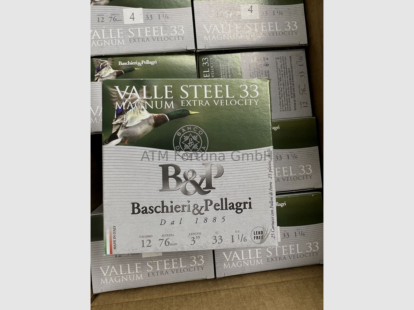 Baschieri & Pellagri	 Valle Steel Magnum *Bleifrei* HV 12/76 33 g, 3,1 mm