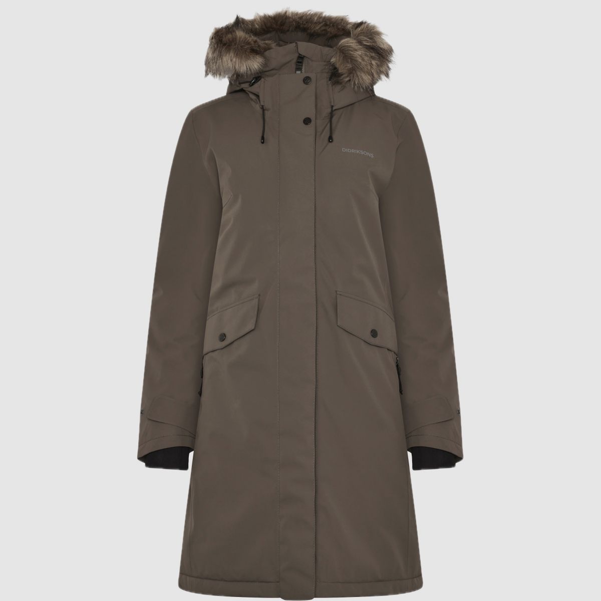 DIDRIKSONS Erika Damen Parka 3 Mocha Brown
