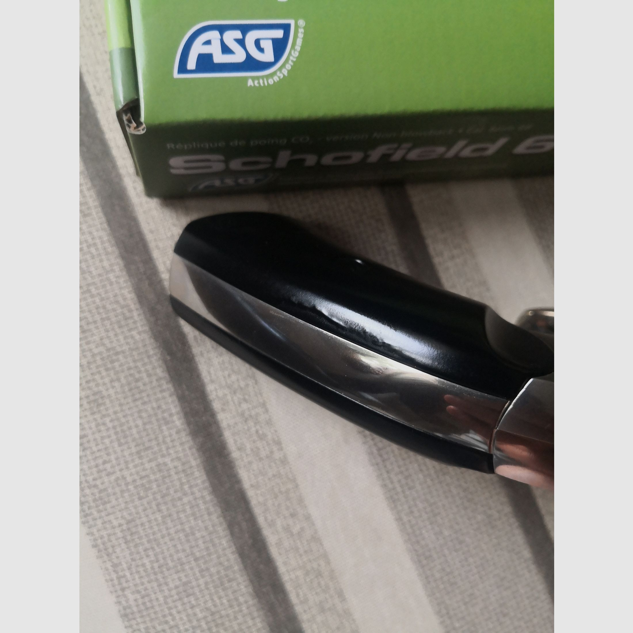 ASG Schofield Co2 Airsoft 6mm BB Revolver 6 Zoll