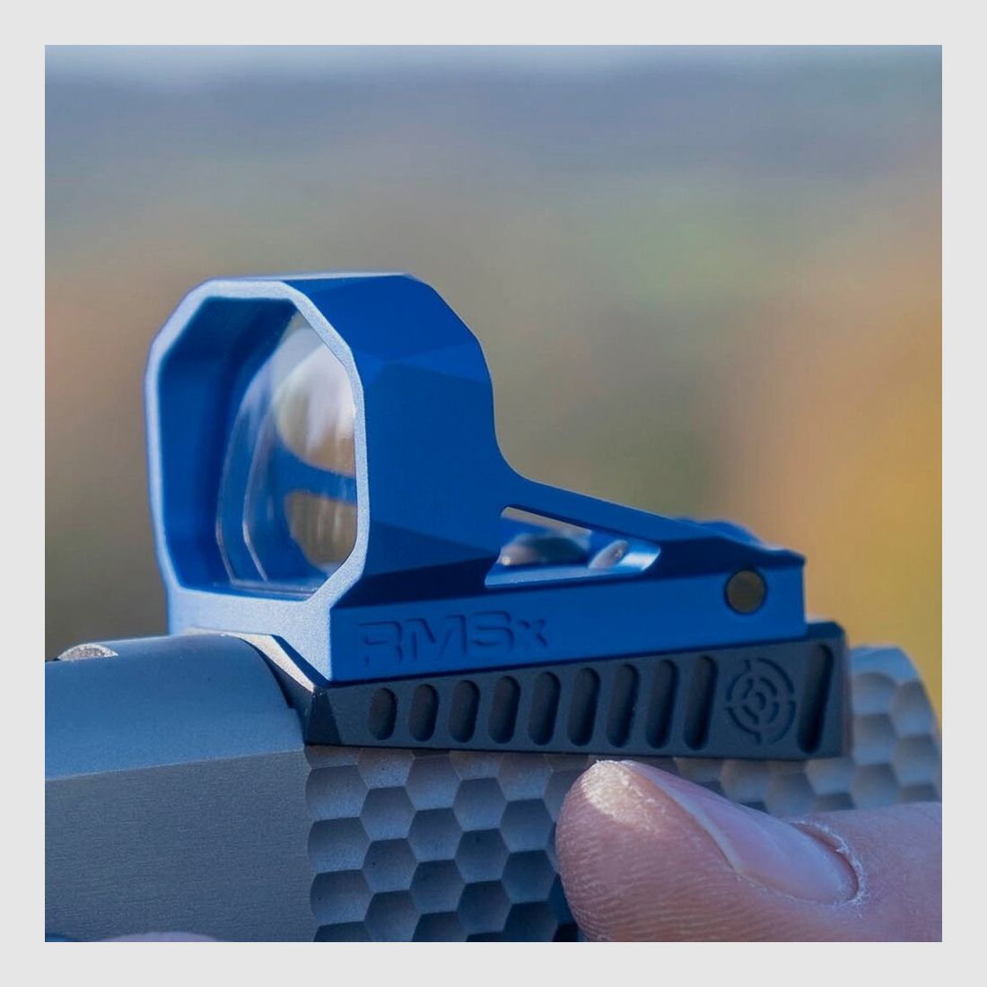 Shield Rotpunktvisier RMSx 4 MOA Dot Blue -