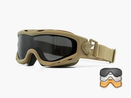 Wiley X Schutzbrille SPEAR Dual Tan