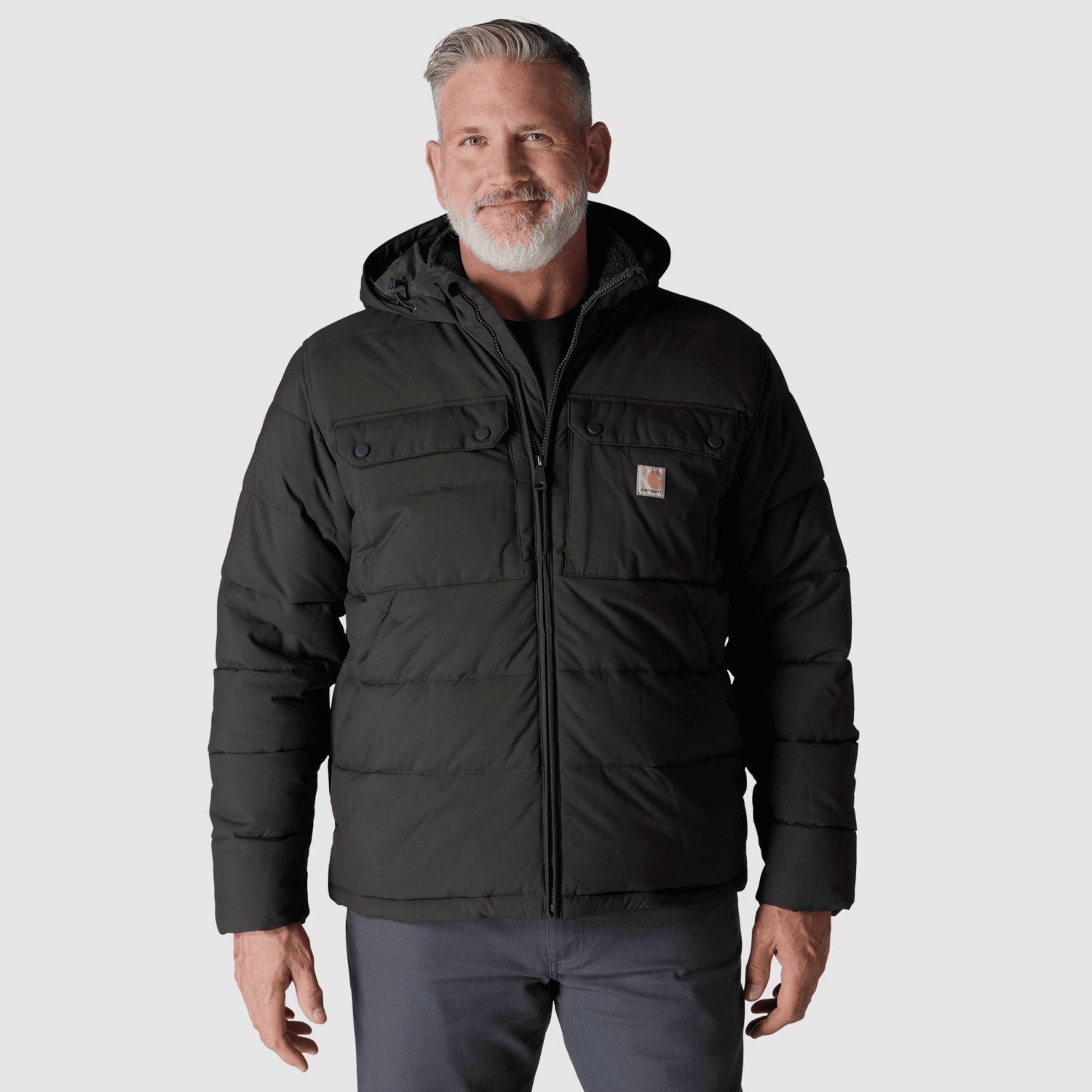 Giacca Isolata Carhartt Montana Loose Fit Uomo Nera S