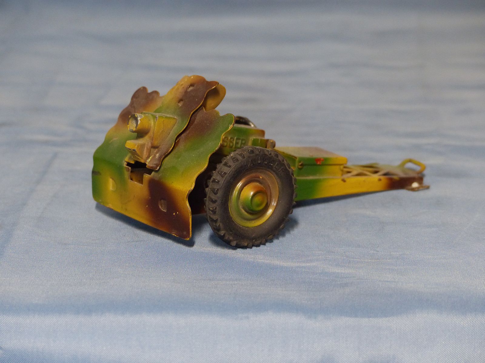 Blechspielzeug Hausser Elastolin Mörser Wehrmacht WK II WK 2 um 1937