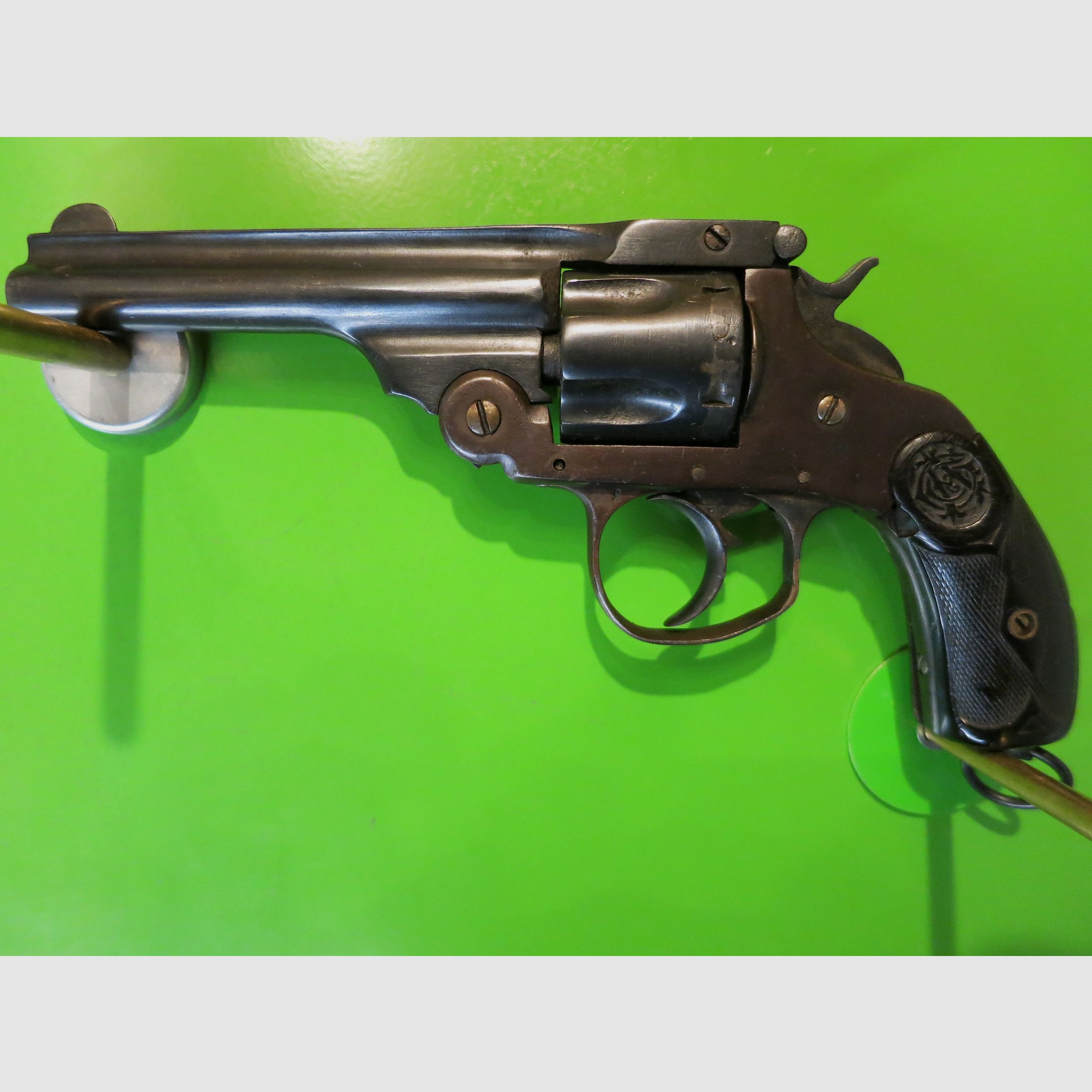 Garate Anitua & Co. (Marca) Kipplauf-Revolver, Kopie Smith & Wesson Frontier, super selten     #96-, Bild 1 von 13