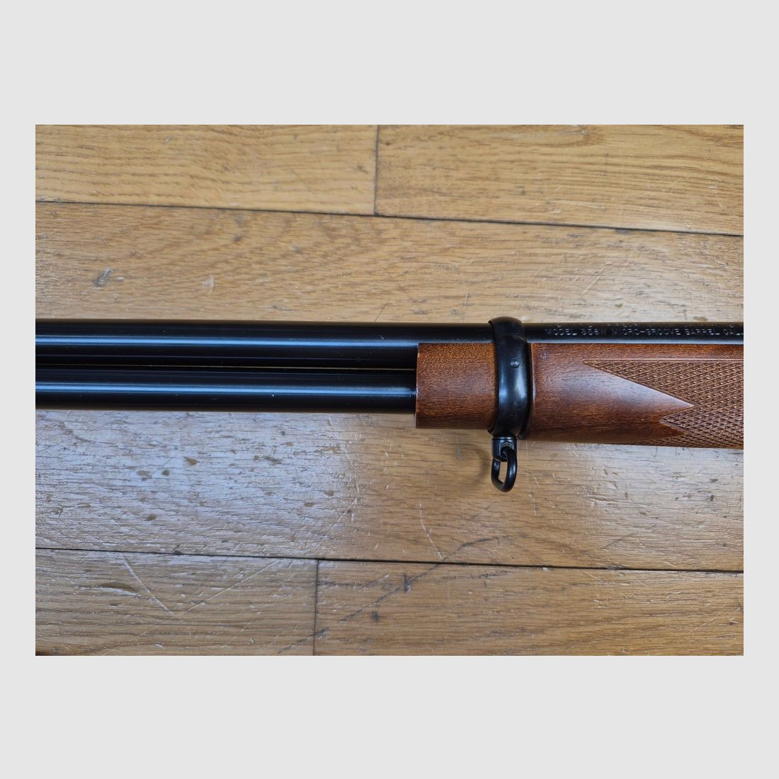 Très belle Levier sous garde Marlin 336 – Cal.30-30 – Rare poinçon « JM » – Arme de fabrication Marlin d&rsquo;avant faillite – Une vraie Marlin de chez Marlin ! – Superbe fabrication – Ajustements de rêve – État neuf !, image 9 sur 33