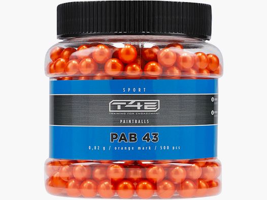 Umarex T4E Practice PAB 43 orange - 500Stk