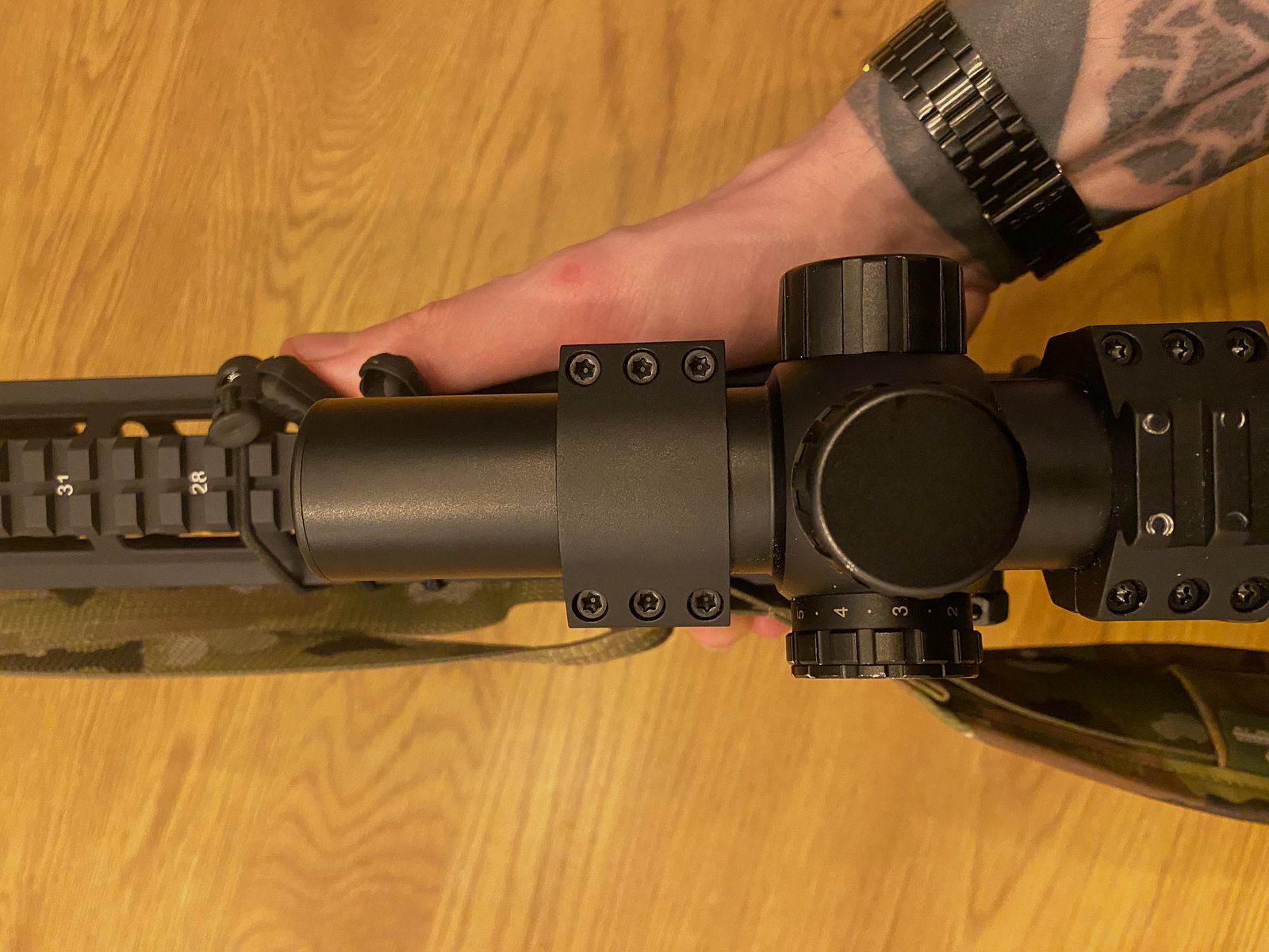 Burris RT-6 1-6x24mm, Ballisic AR, con montaje (sin FastFire 3)