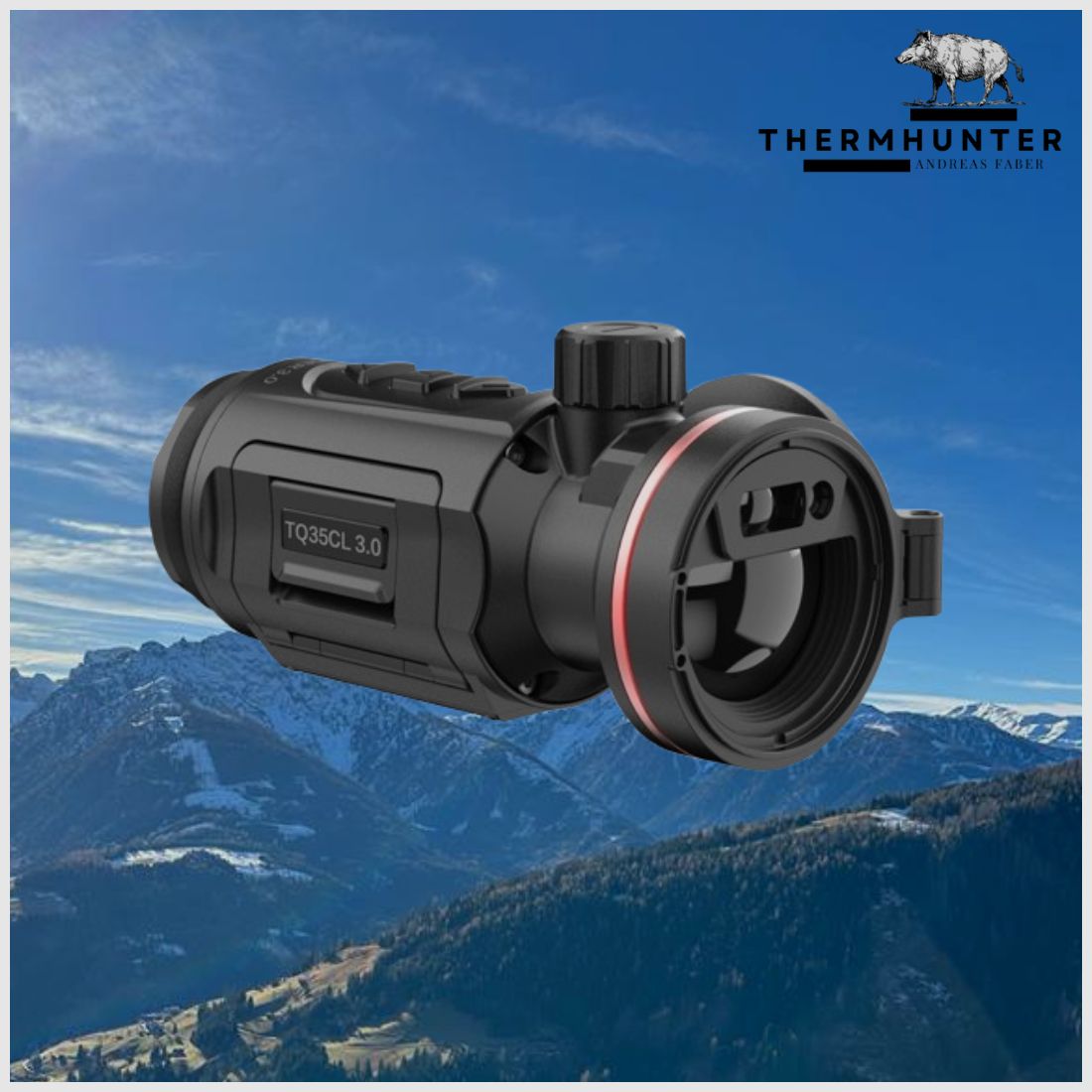 Hikmicro Clip-On Thunder TQ35CL 3.0 Compleetset met adapter -NIEUW-