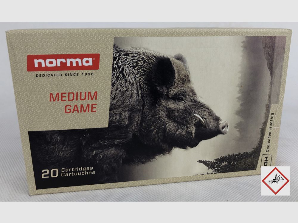 Norma Vulkan hunting cartridge cal. 8X57 JS 196grs