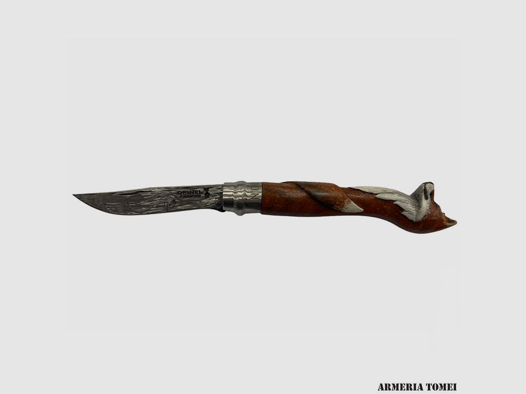 MESSER – OPINEL – N.8 CARBON FOX HEAD HANDGEFERTIGT, Bild 1 von 2