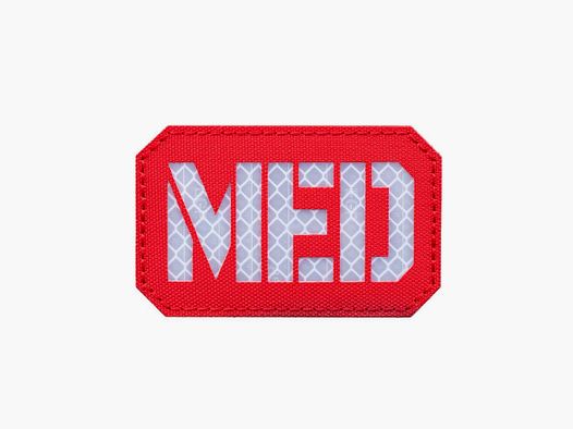 MED Reflective Patch Rot - Weiß