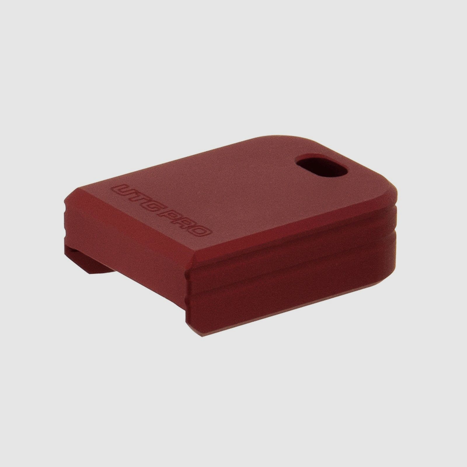 UTG PRO +0 Base Pad, SA XDm, Matte Red Aluminum