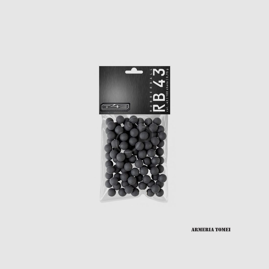 UMAREX – T4E .43″ RB PRAC SCHWARZ 0.75G (VERP.100)