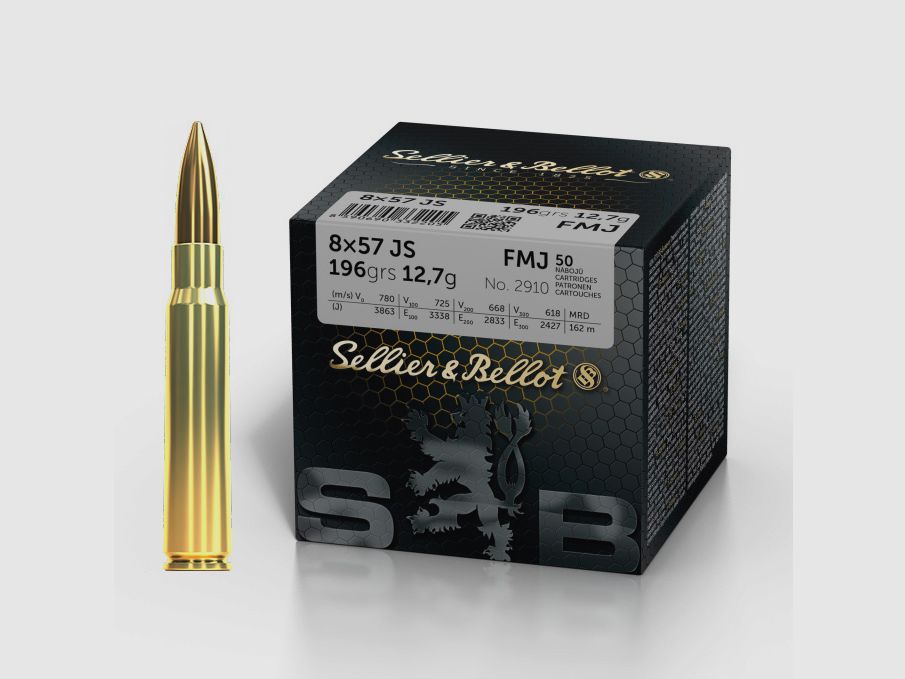S&B Training FMJ 8×57 IS 12.7g