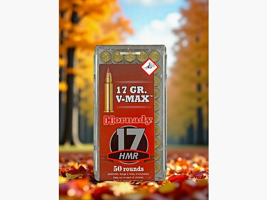 Hornady V-Max Cal. .17 HMR 17grs