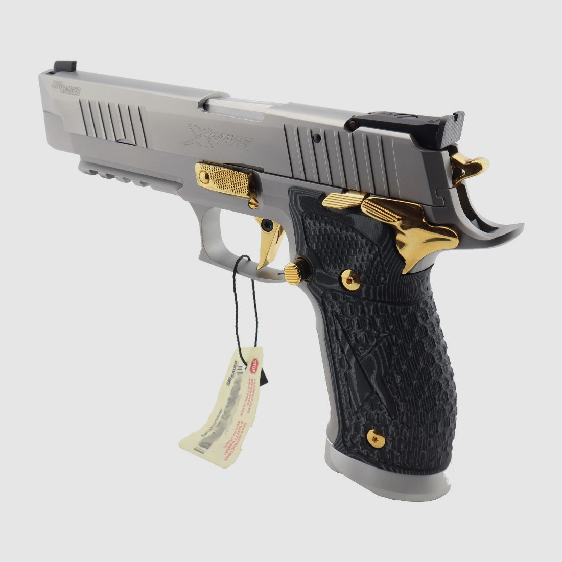  Sig Sauer P226 X-Five Supermatch Stainless & Gold eine der letzten aus deutscher Fertigung