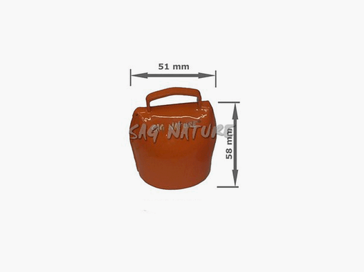 SAG NATURE – CAMPANA ORANGE 03 IN BLISTER – HEIGHT CM 5.8 WIDTH CM 5.1