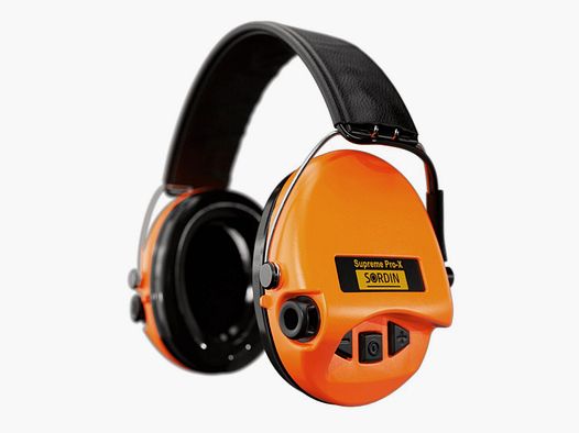 Sordin Supreme Pro X Orange Leder V23