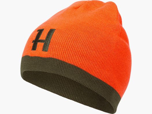 Harkila dwustronna czapka beanie Willow green/Orange