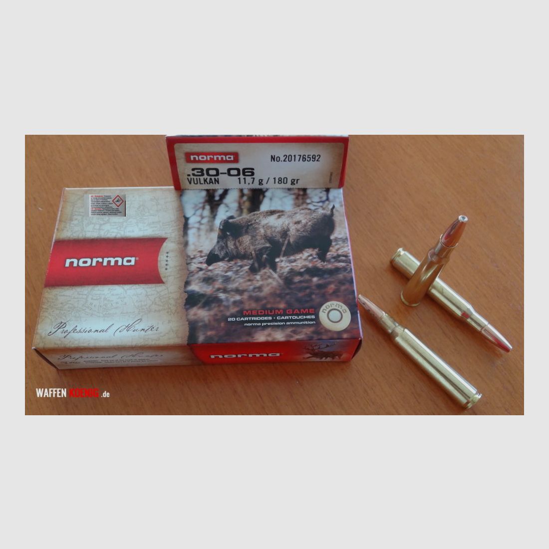 NORMA NORMA Cal.30-06 Springfield - Vulkan 11,7, Bild 1 von 2