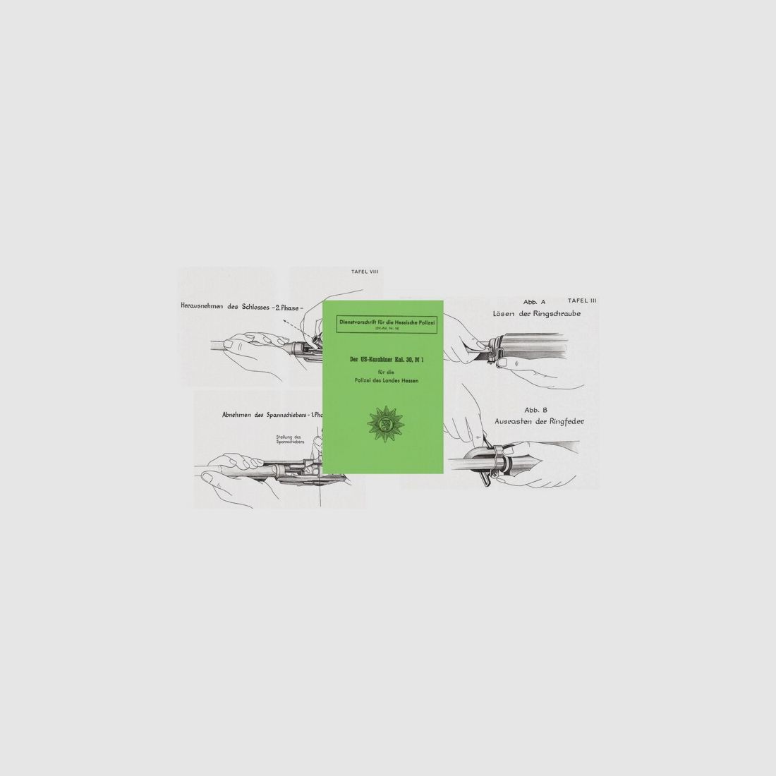 Nachdruck Hessische Polizei-Dienstvorschrift 30M1 Carbine