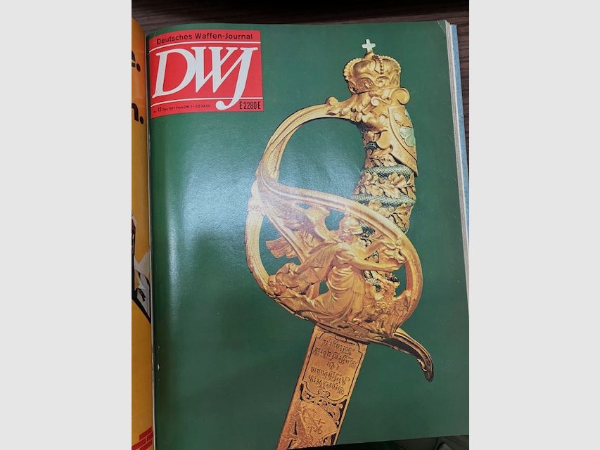  Deutsches Waffen Journal DWJ Jahrgang 1971       (alle 12 Ausgaben gebunden) 