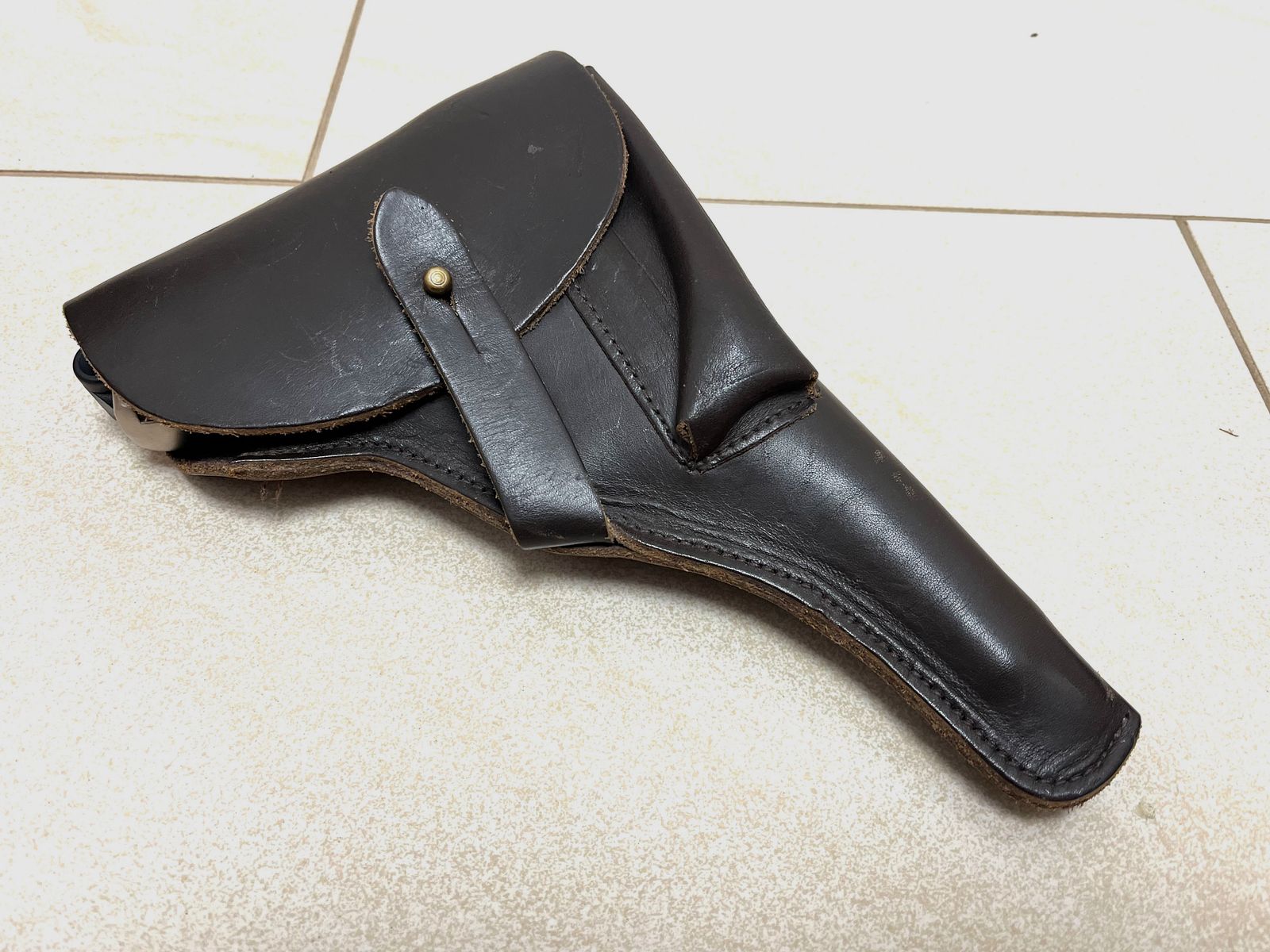 ••• Luger P08 Holster / Pistolentasche - Leder •••
