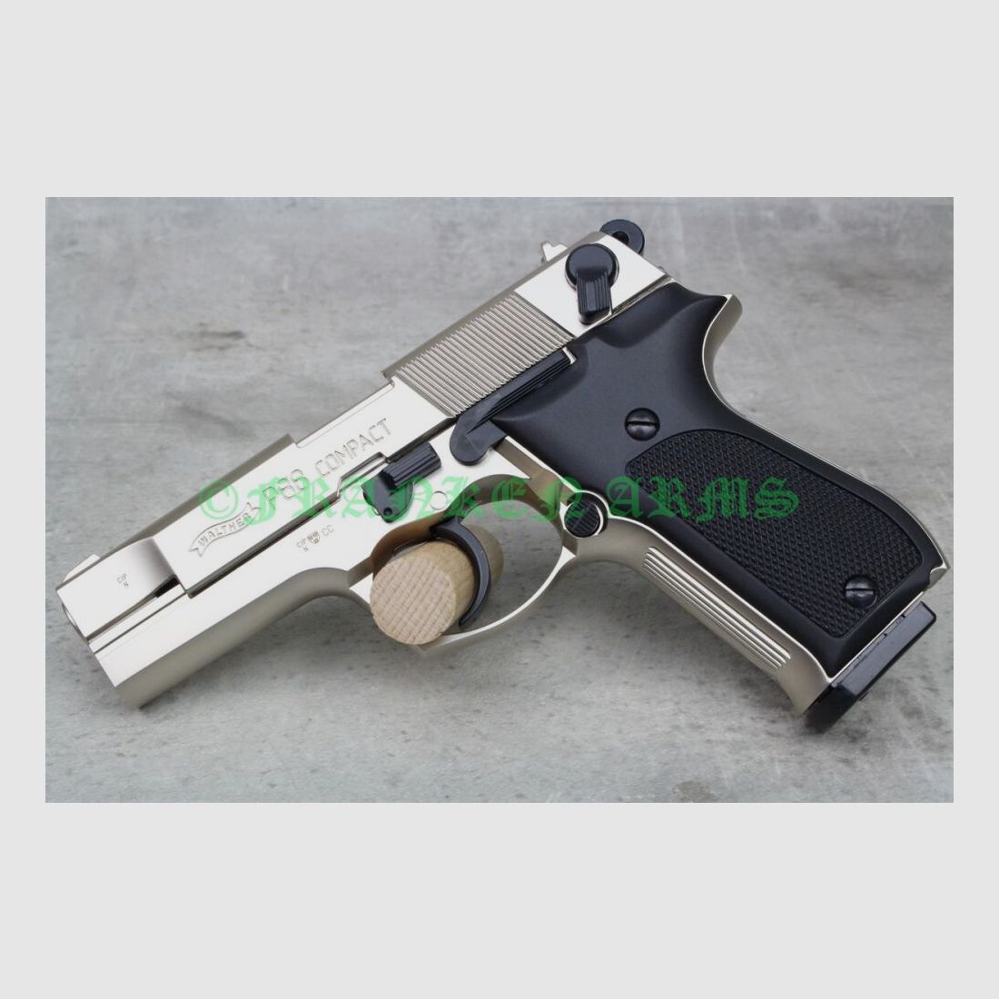 Walther P88 Compact 9mm P.A. vernickelt