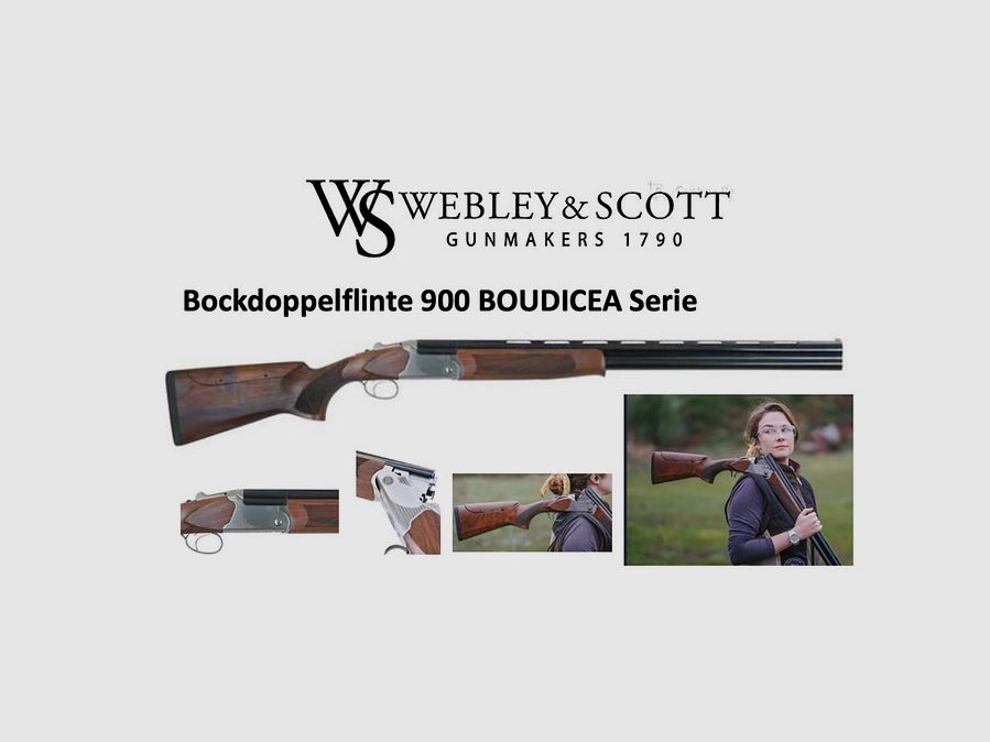 Webley & Scott double-barreled shotgun 900 BOUDICEA