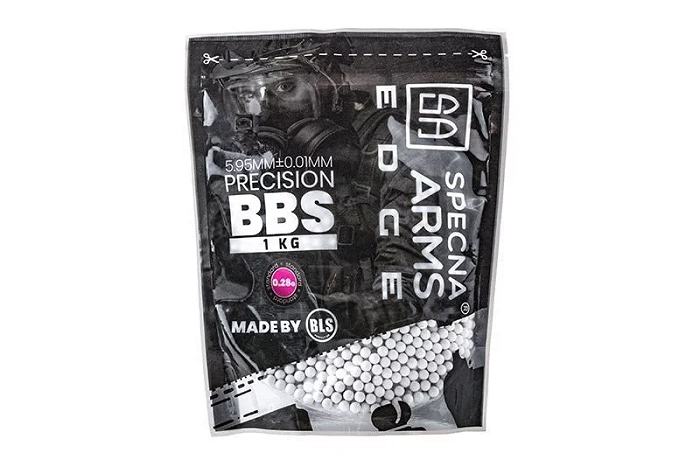 Specna Arms EDGE 6 mm airsoft BBs 0.28 g – 1 kg – white, image 1 of 2