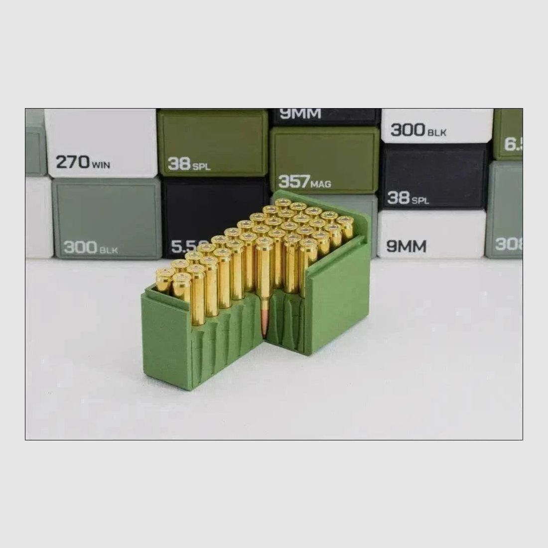 Filamelt Ammo Box / .375 Ruger / 'Sliding Lid' / Cartridge Box
