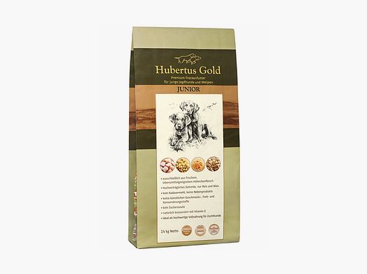HUBERTUS GOLD Junior Premium Trockenvollkost 14 kg