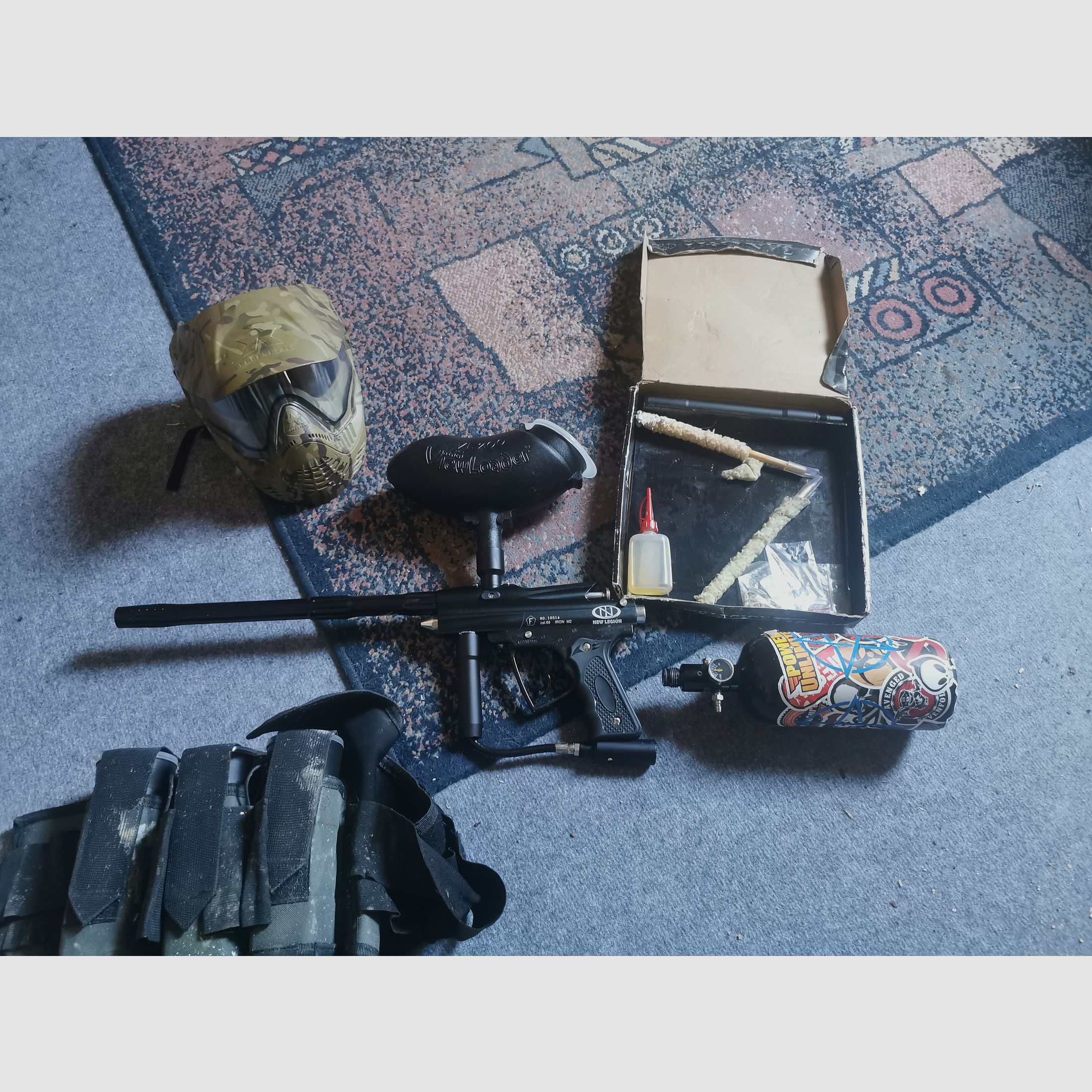 Komplette Paintball Ausrüstung