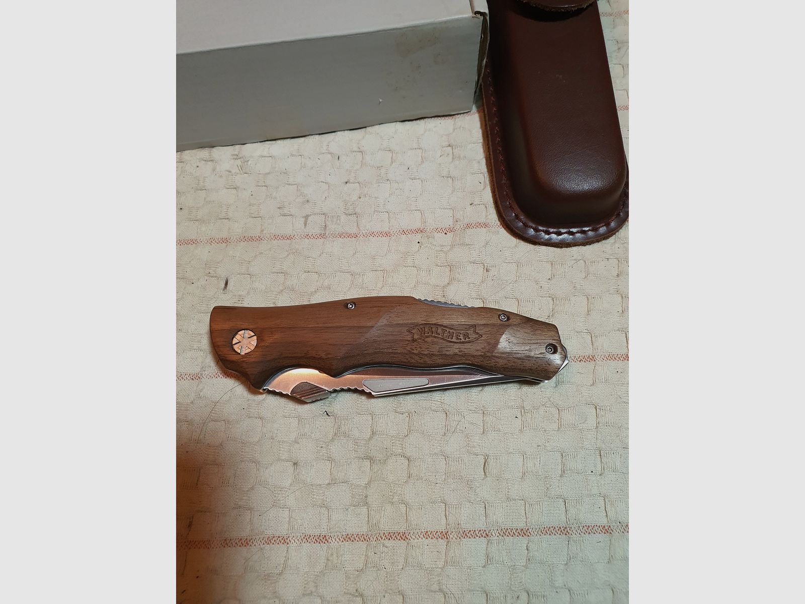 Walther AFW Einhandmesser - Adventure Folder Wood