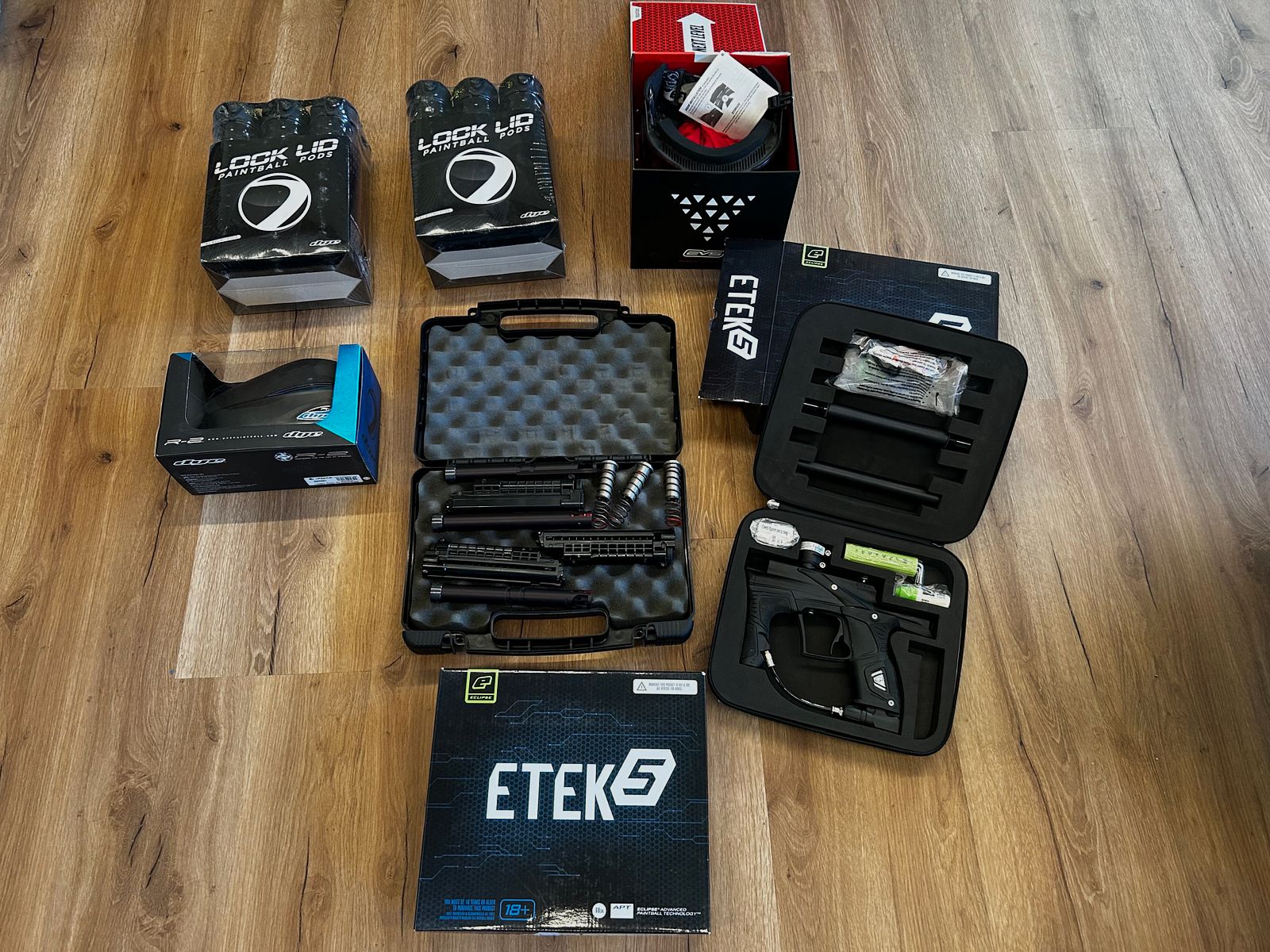 Paintball-Ausrüstung Neuware (Wert 13.000€)