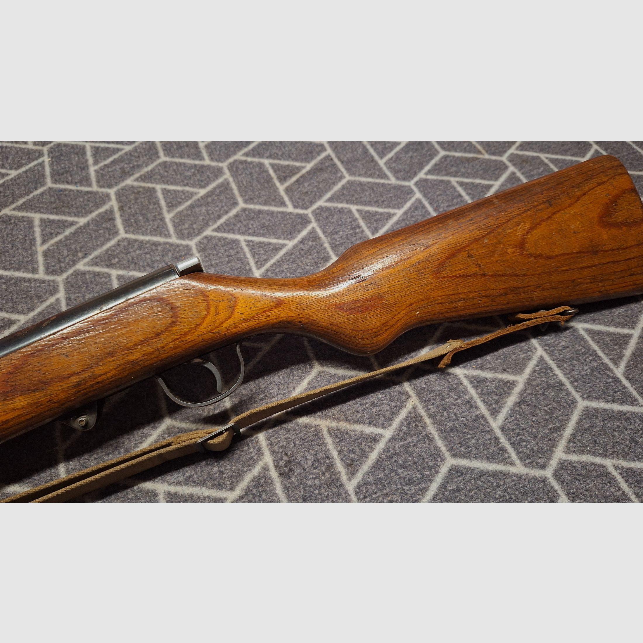 Haenel Suhl Sport Modell 49a (no 310) con correa, funda y cargador de 12!