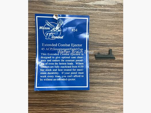 Wilson Combat Extended Combat Ejector .45 ACP, Government/Gold Cup #34