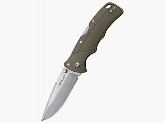 Cold Steel Verdict Taschenmesser, Spear Point, 4116SS, OD Green Griff