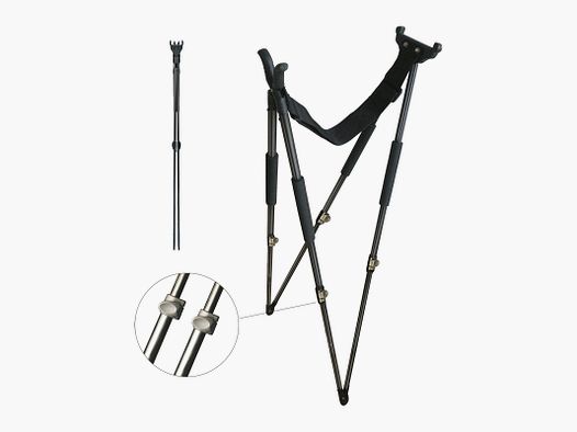 Albrecht-Kind Zielstock Quick-Lock 3-teilig Zielstöcke