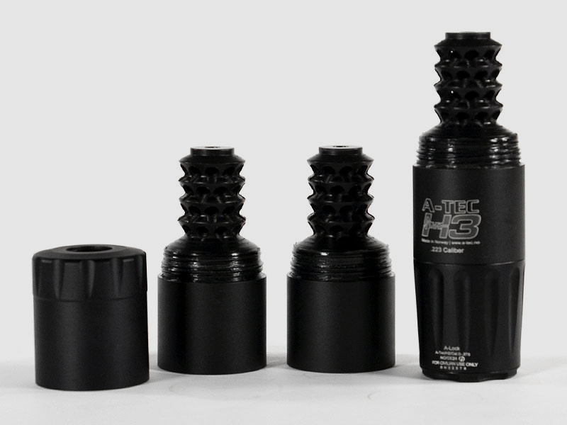 A-TEC H3, Overbarrel-Schalldämpfer für Kalibergruppe .30 (7,62/.308 Win. /.30-06)