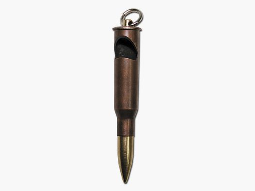 MFH MFH Anhänger-Patrone mit Flaschenöffner Mosin goldfarben