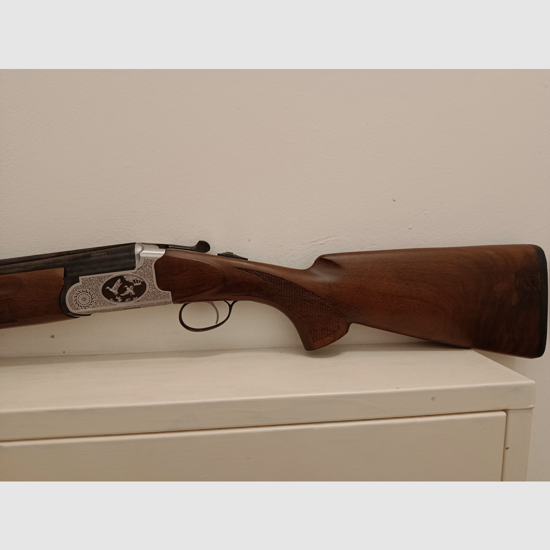 double-barreled shotgun