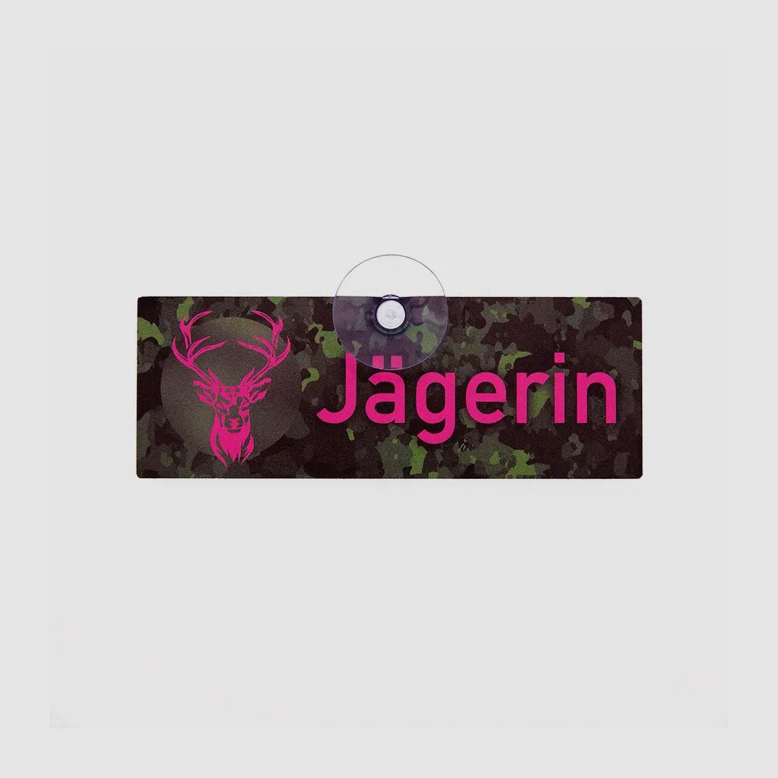 Wilde Hilde Autoschild Jägerin