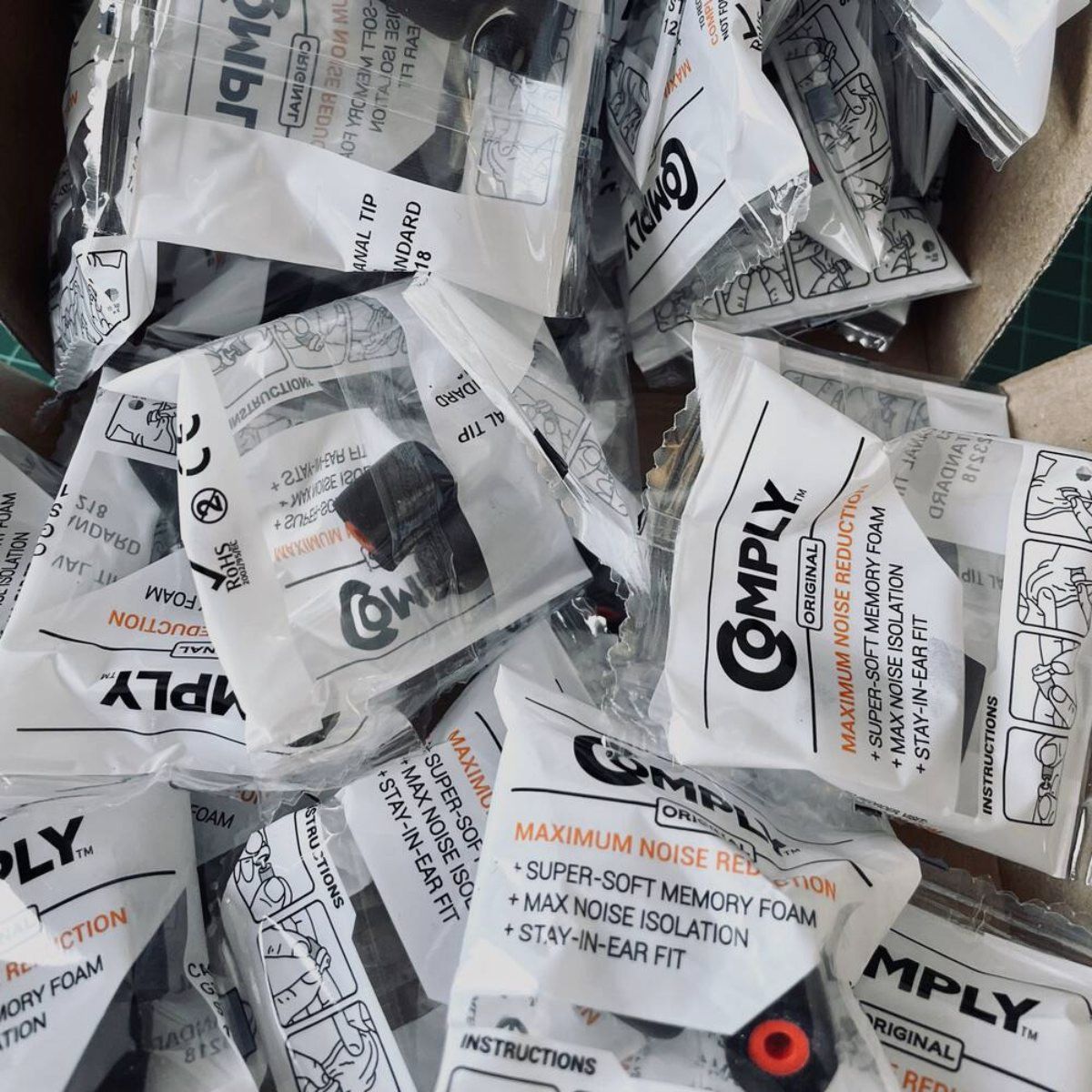 Comply Canal Tips - Wkładki termoplastyczne STANDARD Original do zatyczek OTTO, zdjęcie 2 z 2