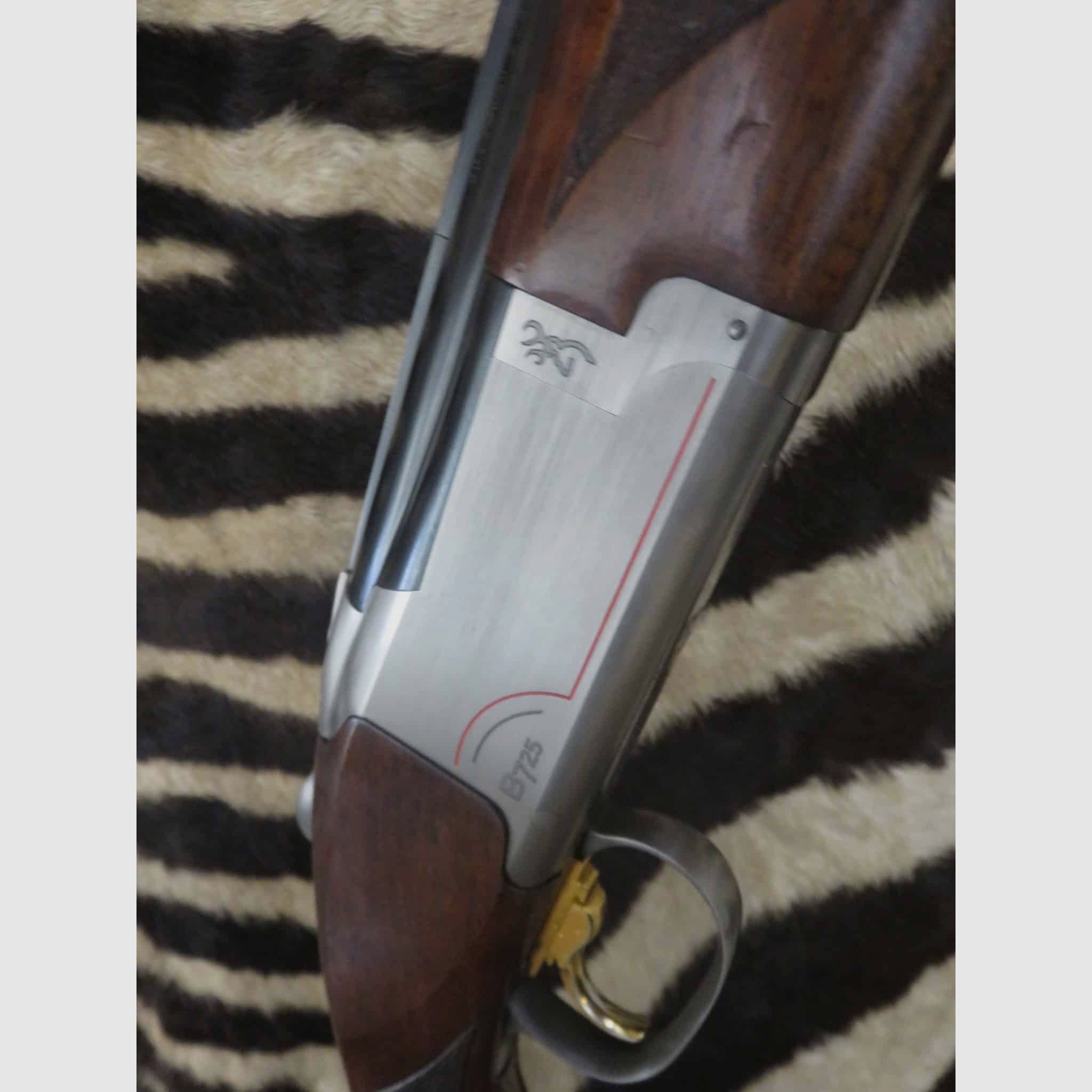 BROWNING B725 Sporter Flinte Kal. 12/76 Läufe 71 cm 5 Chokes – Waffenkoffer, Bild 5 von 13