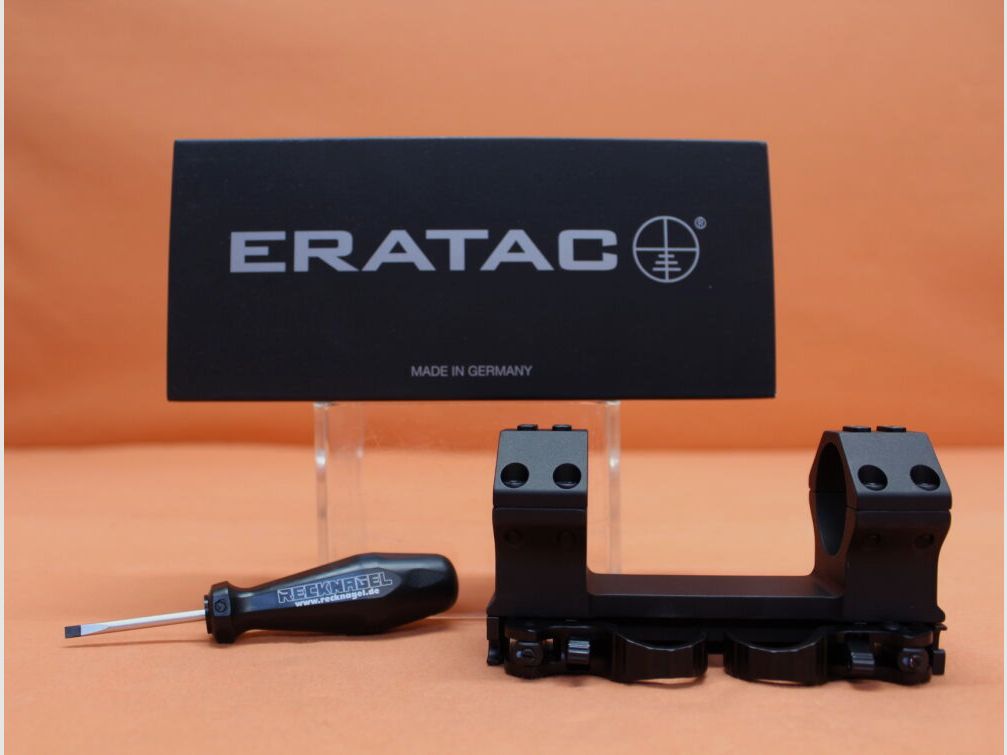 Recknagel Era-Tac QD Blockmontage 34mm (T4014-2023) mit Hebel, Vorneigung 20MOA, BH=23mm für Picatinnyprofil