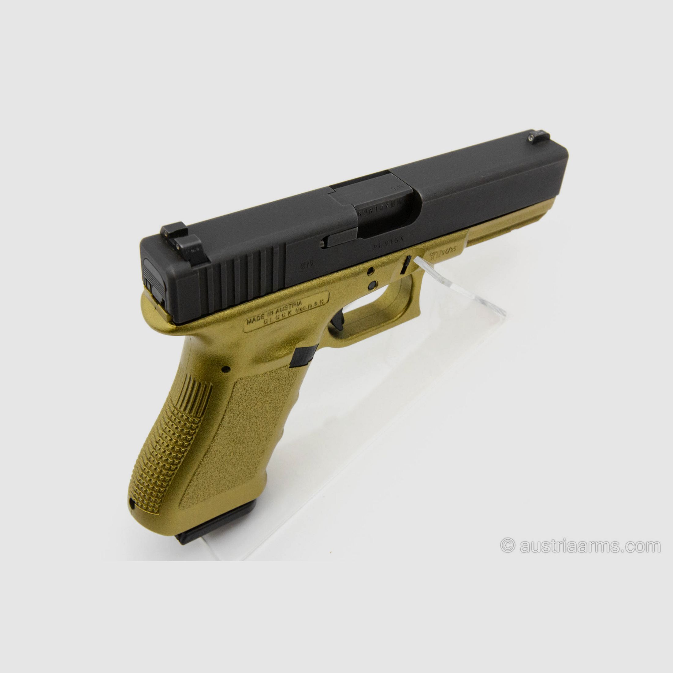 Glock 17 Gen3 „Goldrush“, 9 x 19 mm, Gebrauchtwaffe, Bild 3 von 5