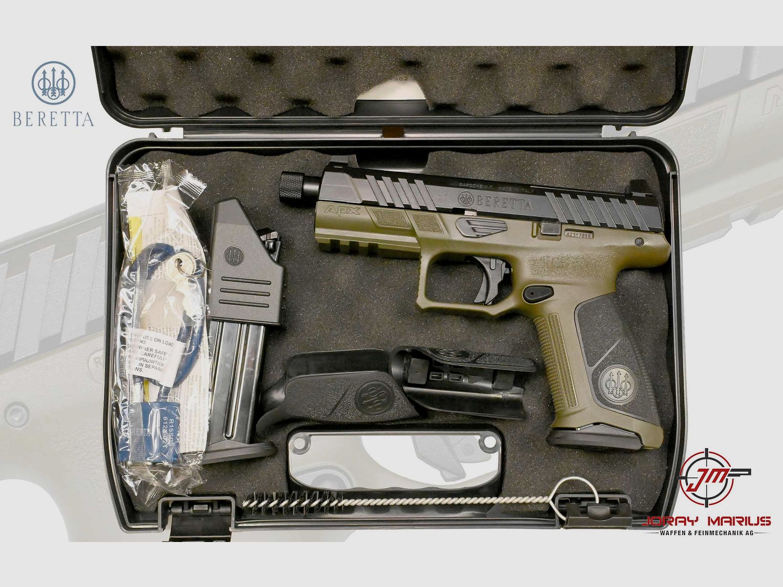 Beretta APX A1 Tactical RDO 9mm Para OD Green, immagine 2 di 2