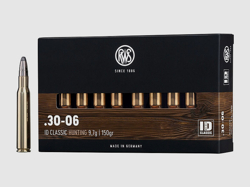 RWS .30-06, ID-Classic 150 grs 1 paquet (20 coups à 3,45 € chacun)